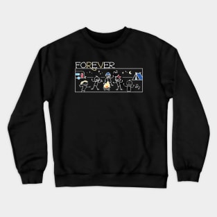 RV Forever - Fun Camping Drawing Crewneck Sweatshirt